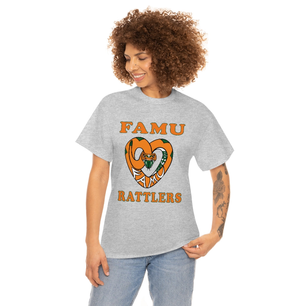 FAMU RATTLERS (NOM) Short Sleeve Unisex Heavy Cotton Tee