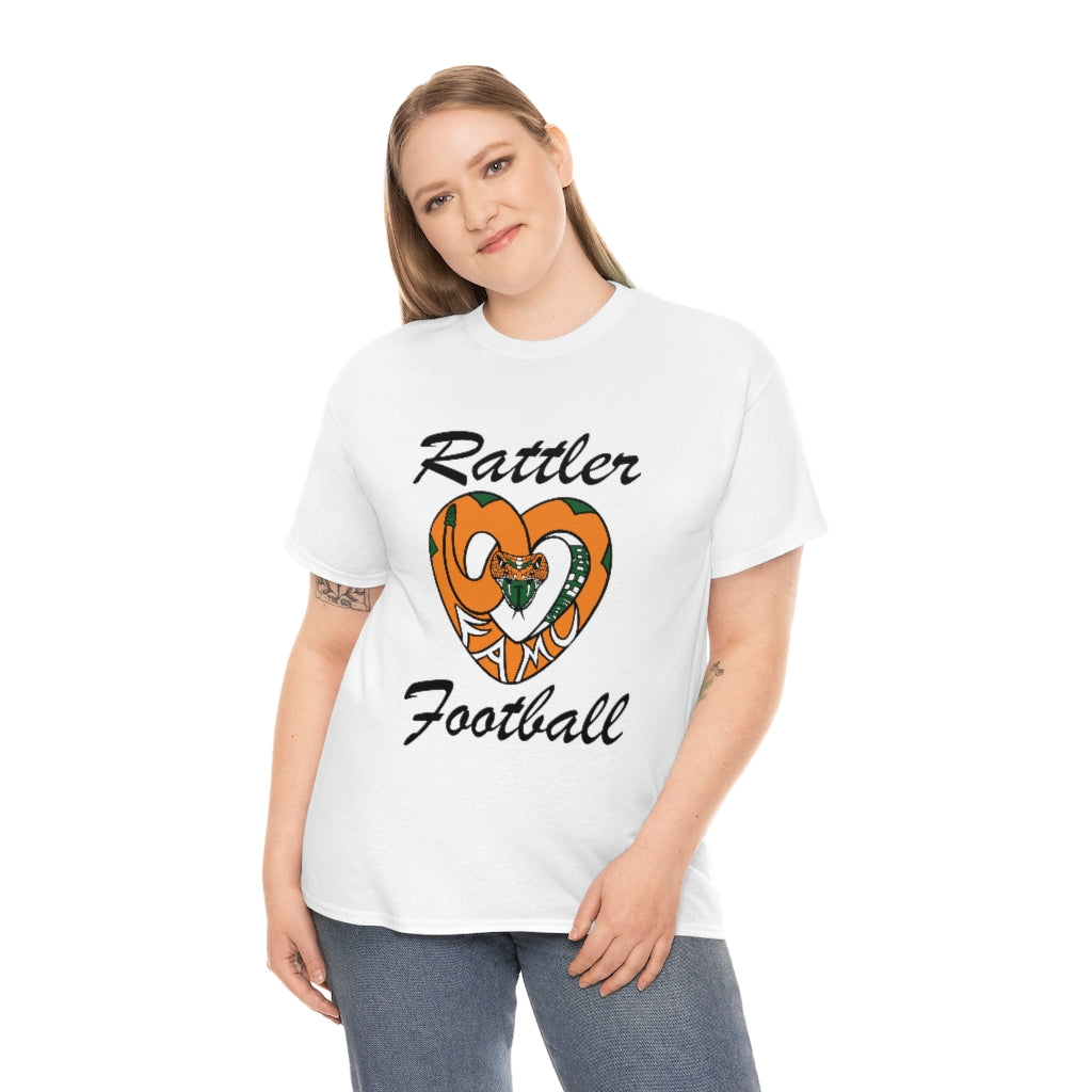 FAMU RATTLER FOOTBALL (NOM) Short Sleeve Unisex Heavy Cotton Tee