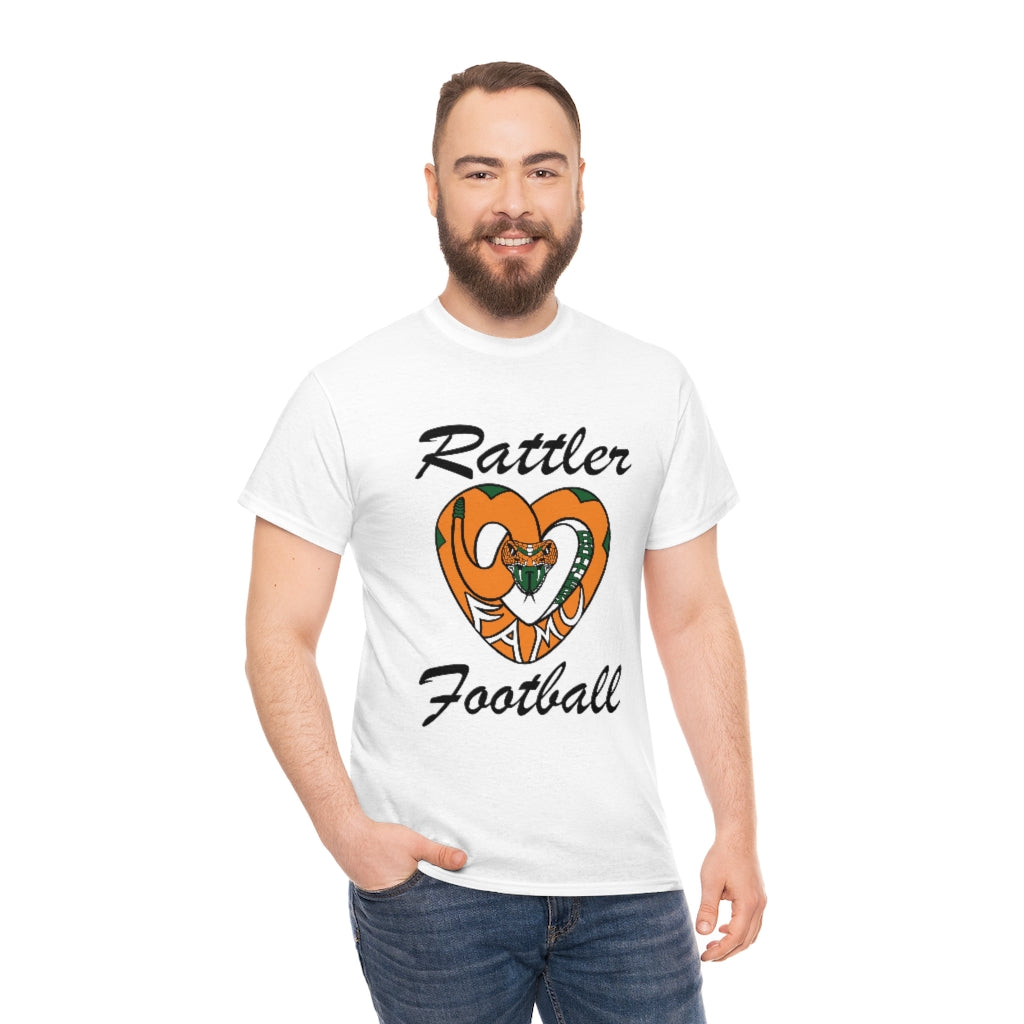 FAMU RATTLER FOOTBALL (NOM) Short Sleeve Unisex Heavy Cotton Tee