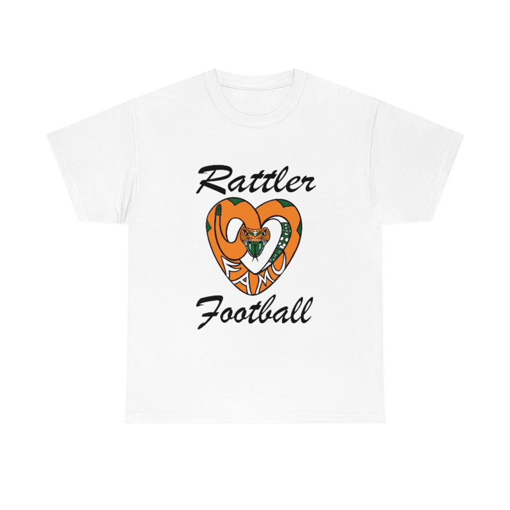 FAMU RATTLER FOOTBALL (NOM) Short Sleeve Unisex Heavy Cotton Tee