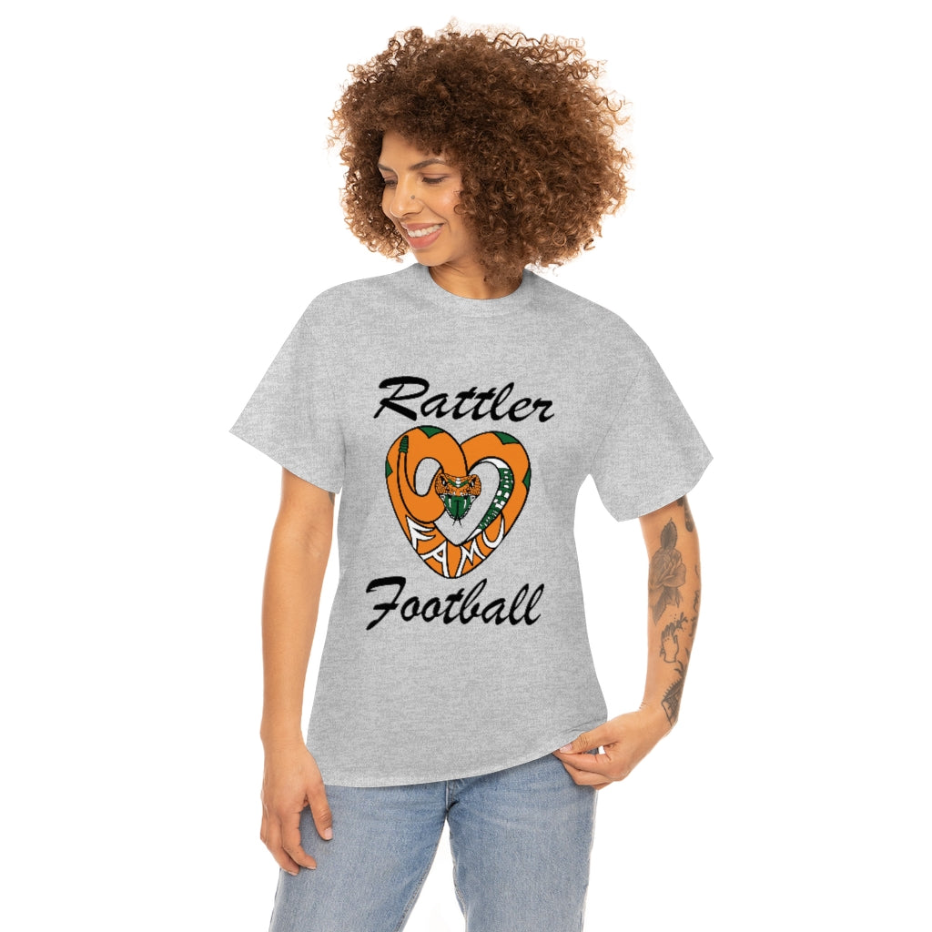 FAMU RATTLER FOOTBALL (NOM) Short Sleeve Unisex Heavy Cotton Tee