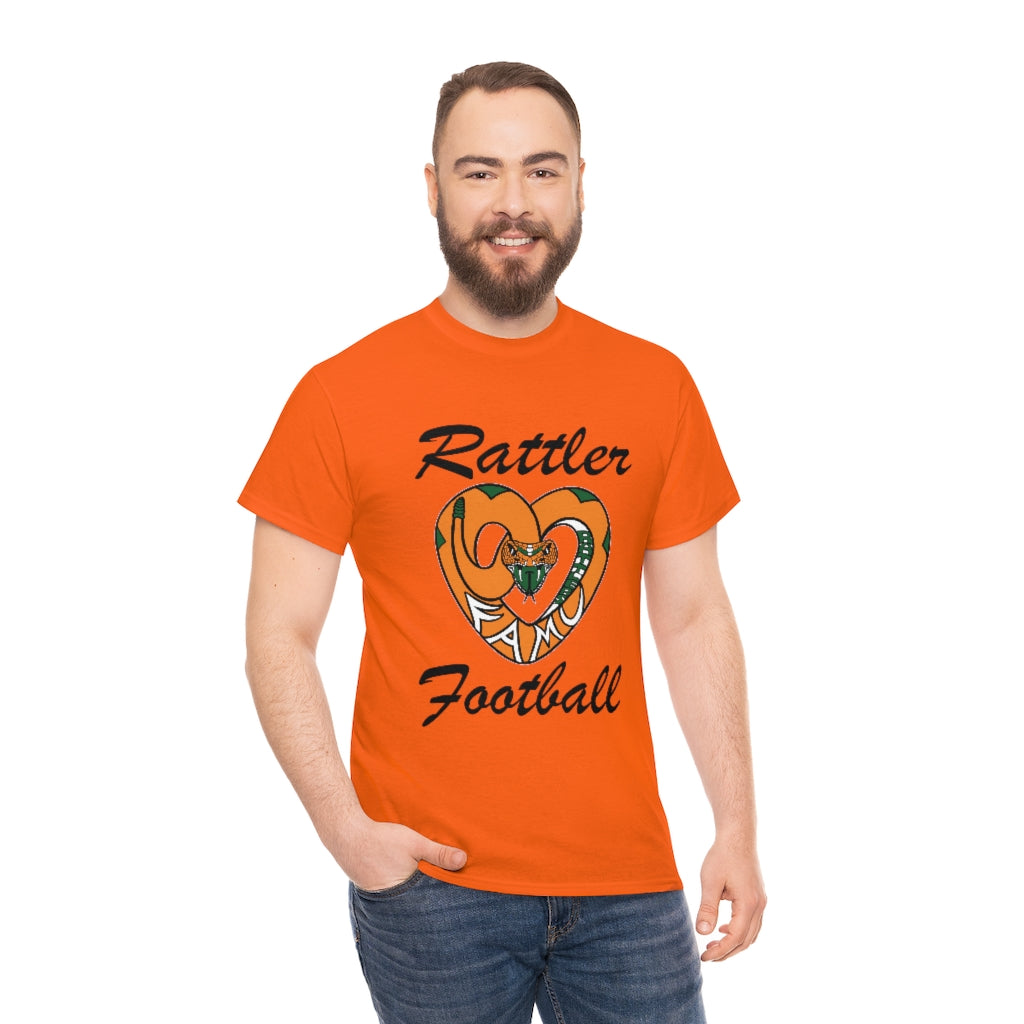 FAMU RATTLER FOOTBALL (NOM) Short Sleeve Unisex Heavy Cotton Tee