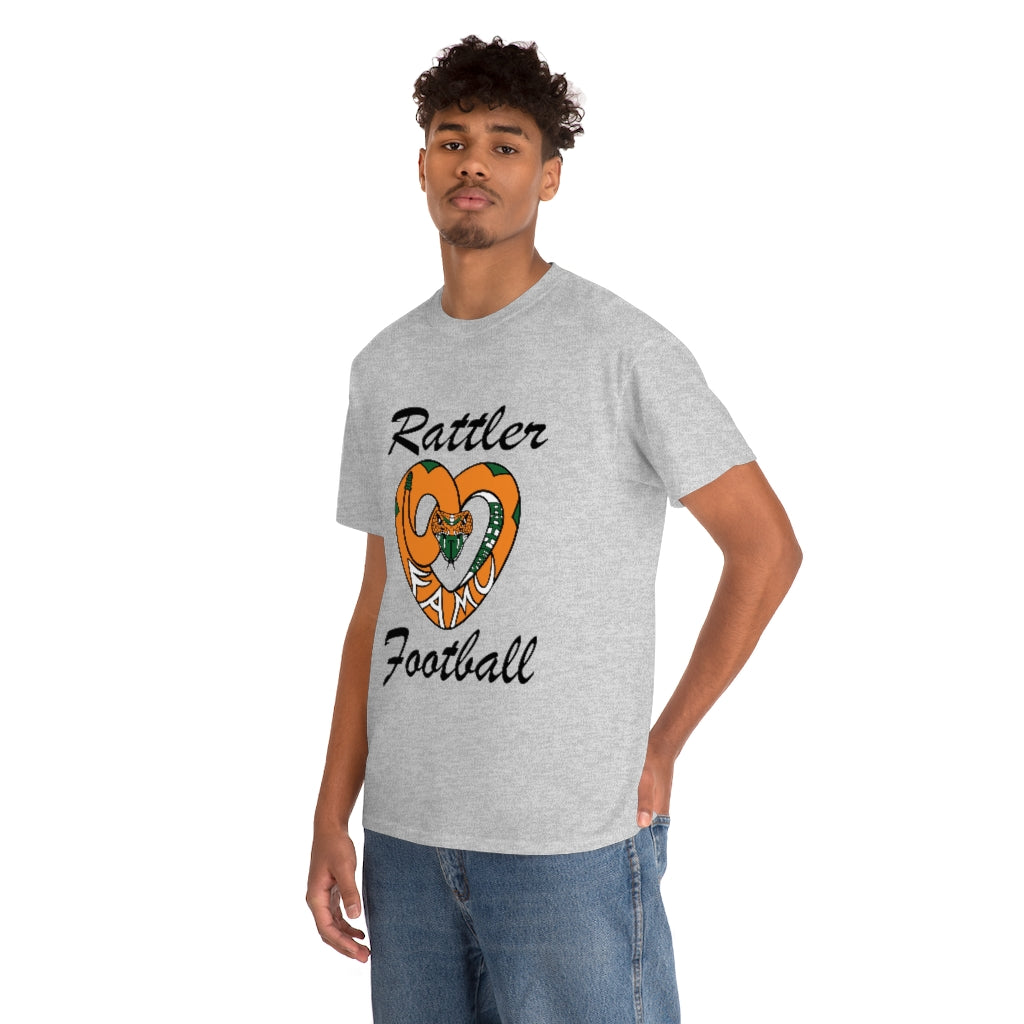 FAMU RATTLER FOOTBALL (NOM) Short Sleeve Unisex Heavy Cotton Tee