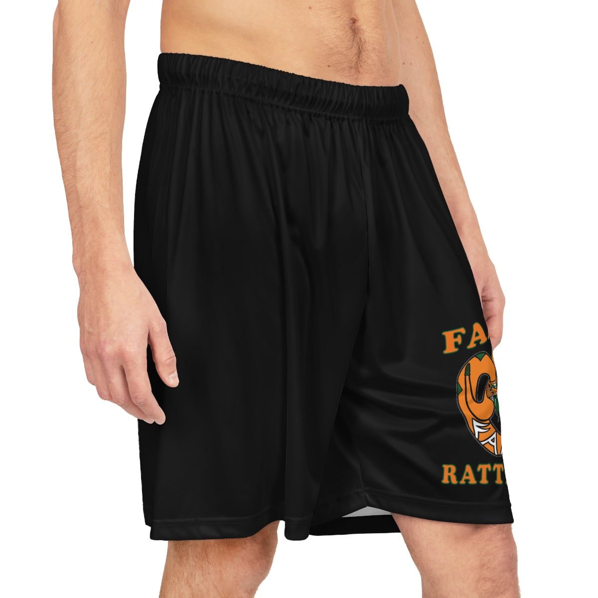 FAMU RATTLERS Black Basketball Shorts (NOM)