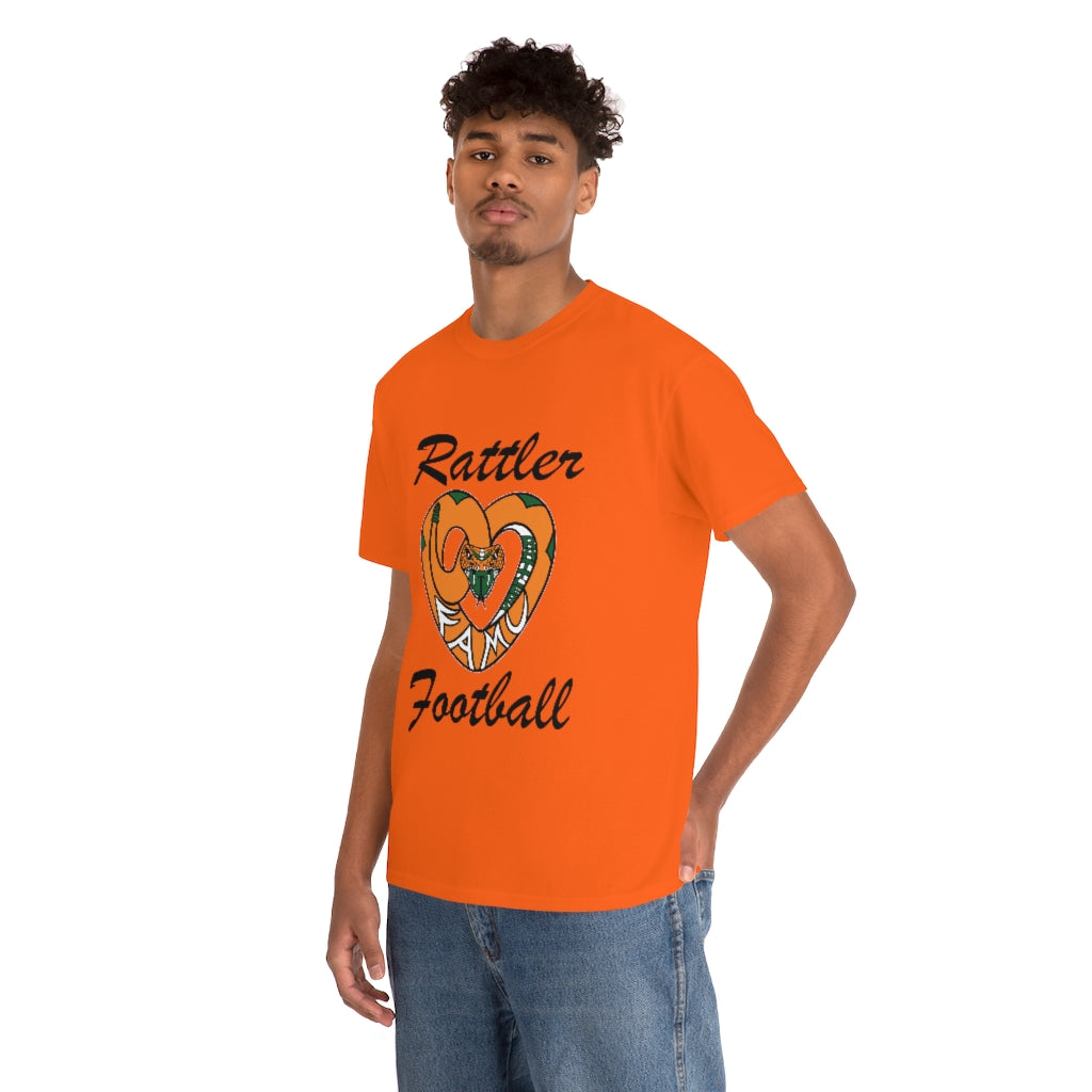 FAMU RATTLER FOOTBALL (NOM) Short Sleeve Unisex Heavy Cotton Tee