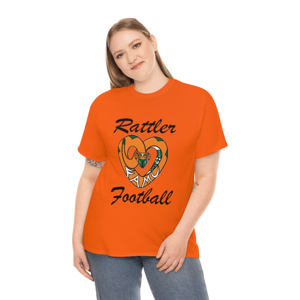 FAMU RATTLER FOOTBALL (NOM) Short Sleeve Unisex Heavy Cotton Tee