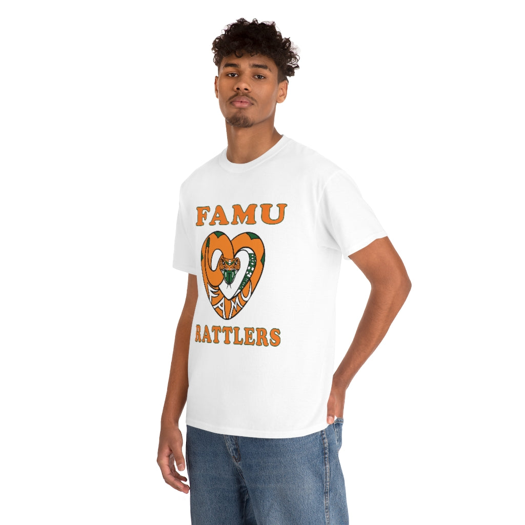 FAMU RATTLERS (NOM) Short Sleeve Unisex Heavy Cotton Tee