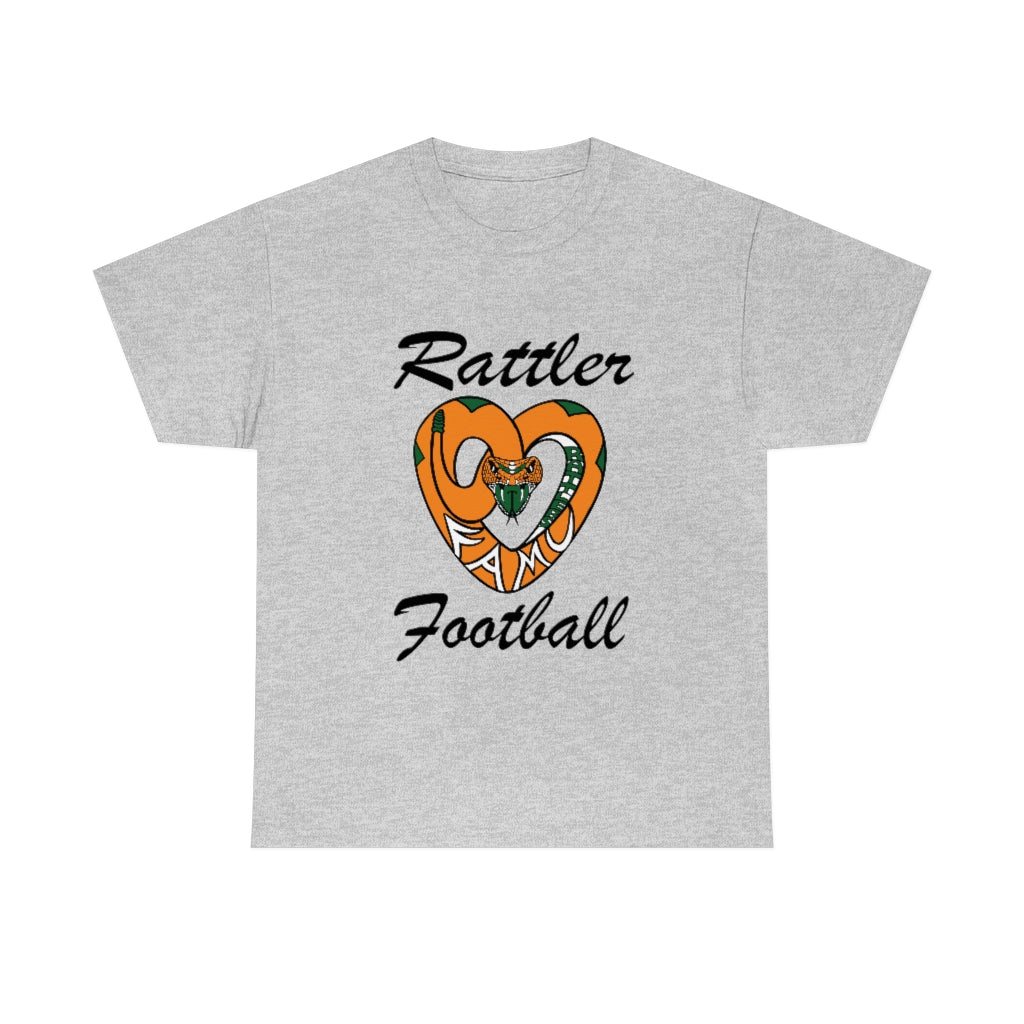 FAMU RATTLER FOOTBALL (NOM) Short Sleeve Unisex Heavy Cotton Tee