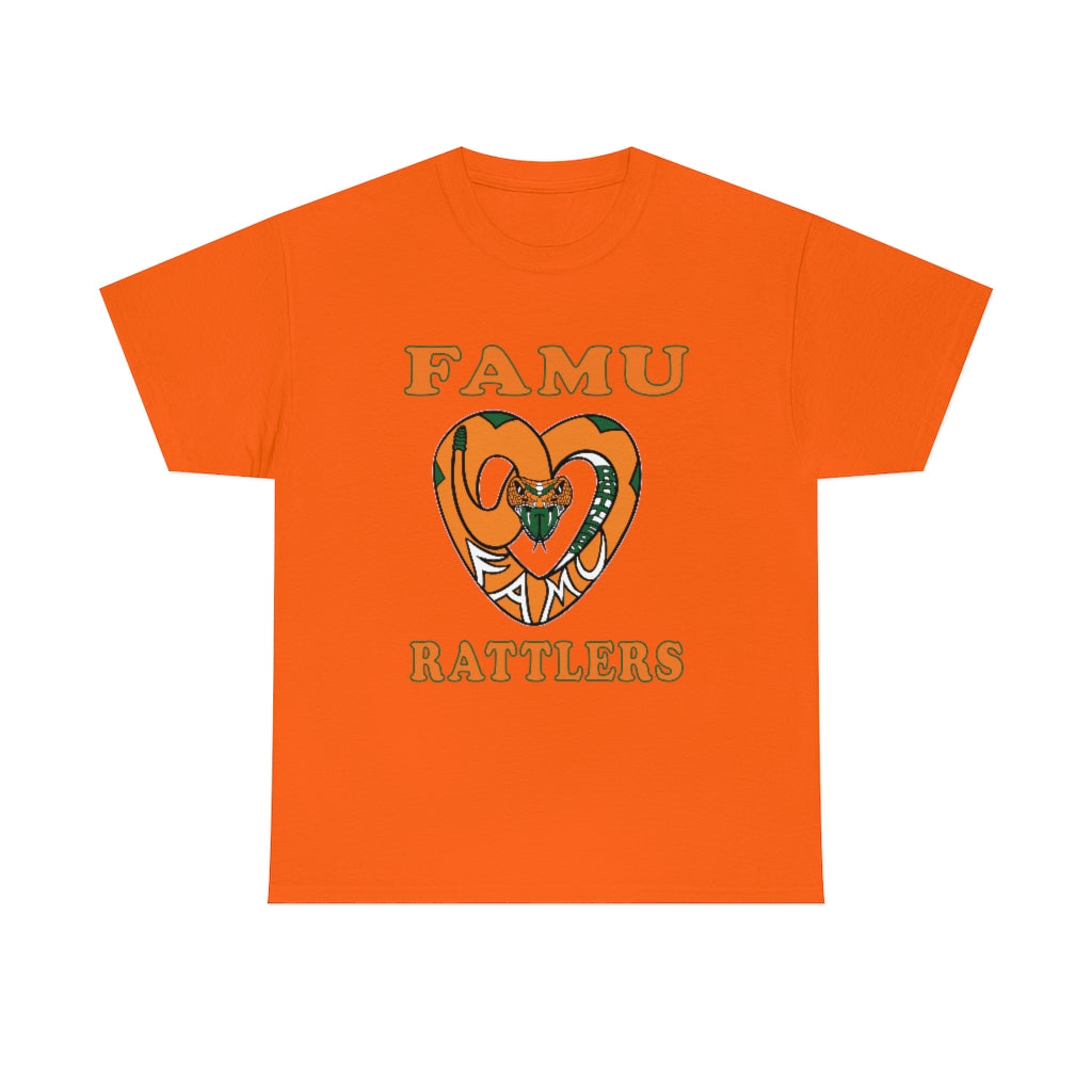 FAMU RATTLERS (NOM) Short Sleeve Unisex Heavy Cotton Tee