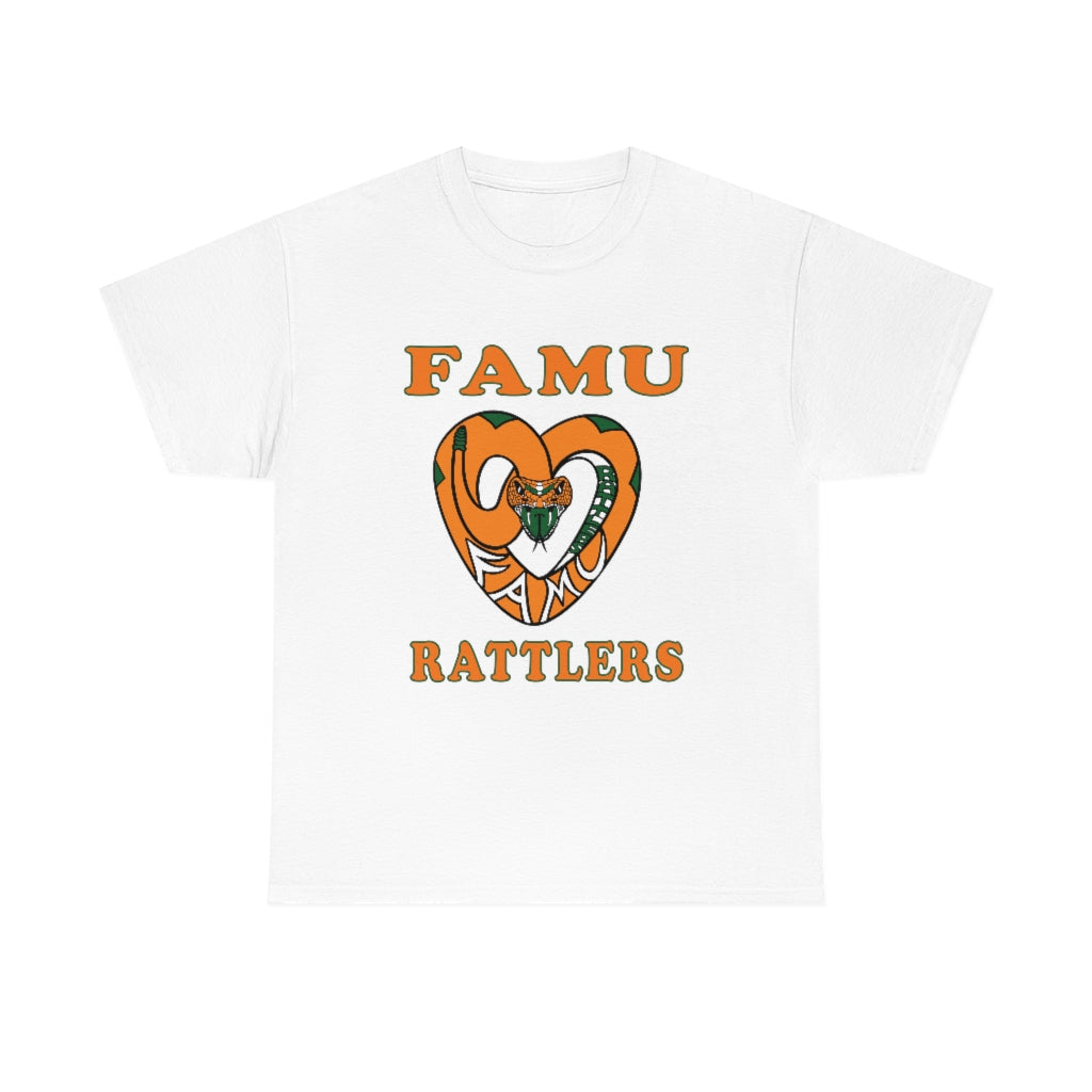 FAMU RATTLERS (NOM) Short Sleeve Unisex Heavy Cotton Tee