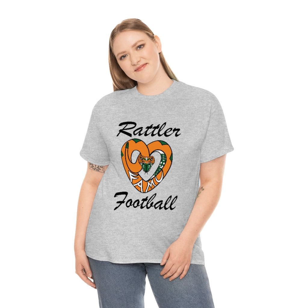 FAMU RATTLER FOOTBALL (NOM) Short Sleeve Unisex Heavy Cotton Tee