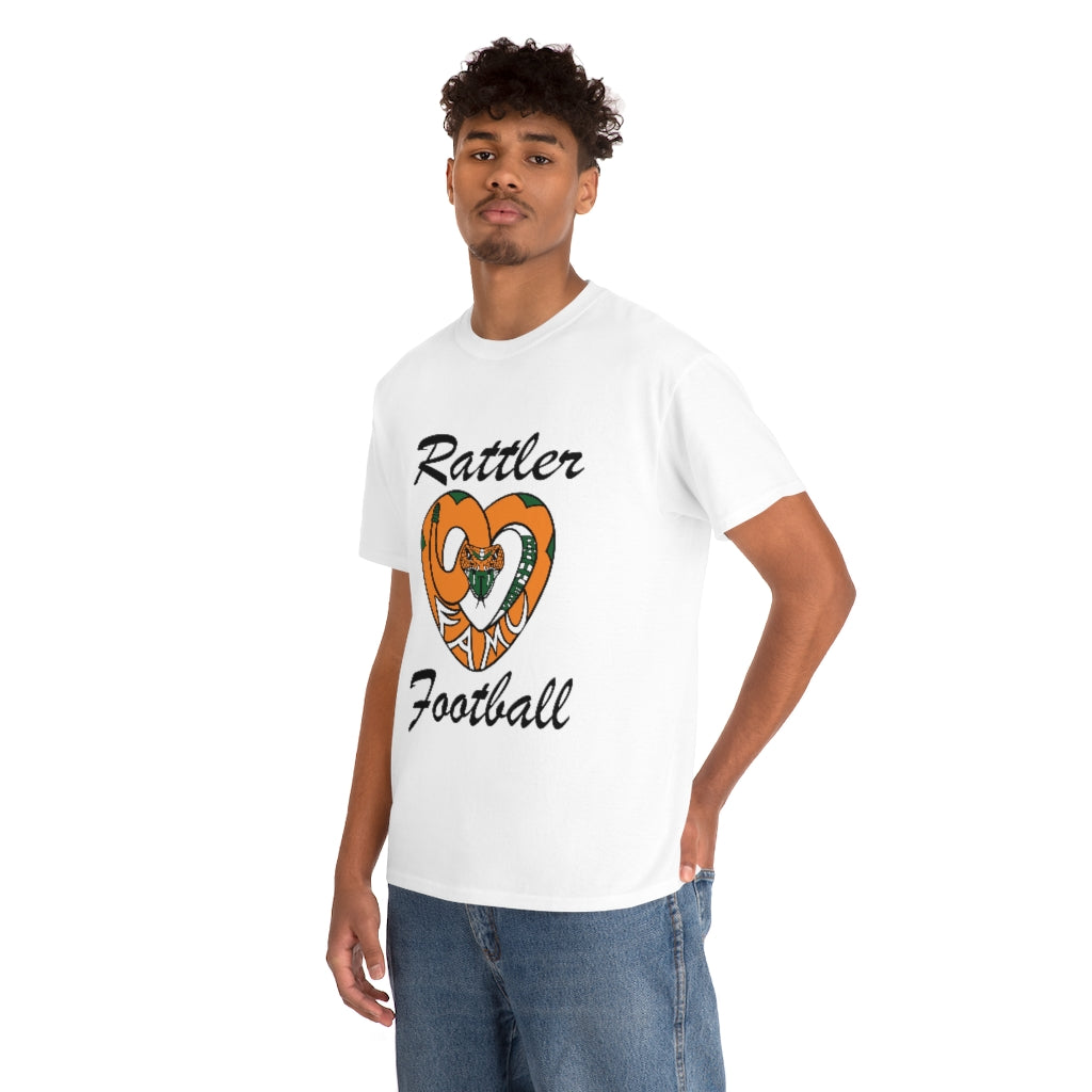 FAMU RATTLER FOOTBALL (NOM) Short Sleeve Unisex Heavy Cotton Tee